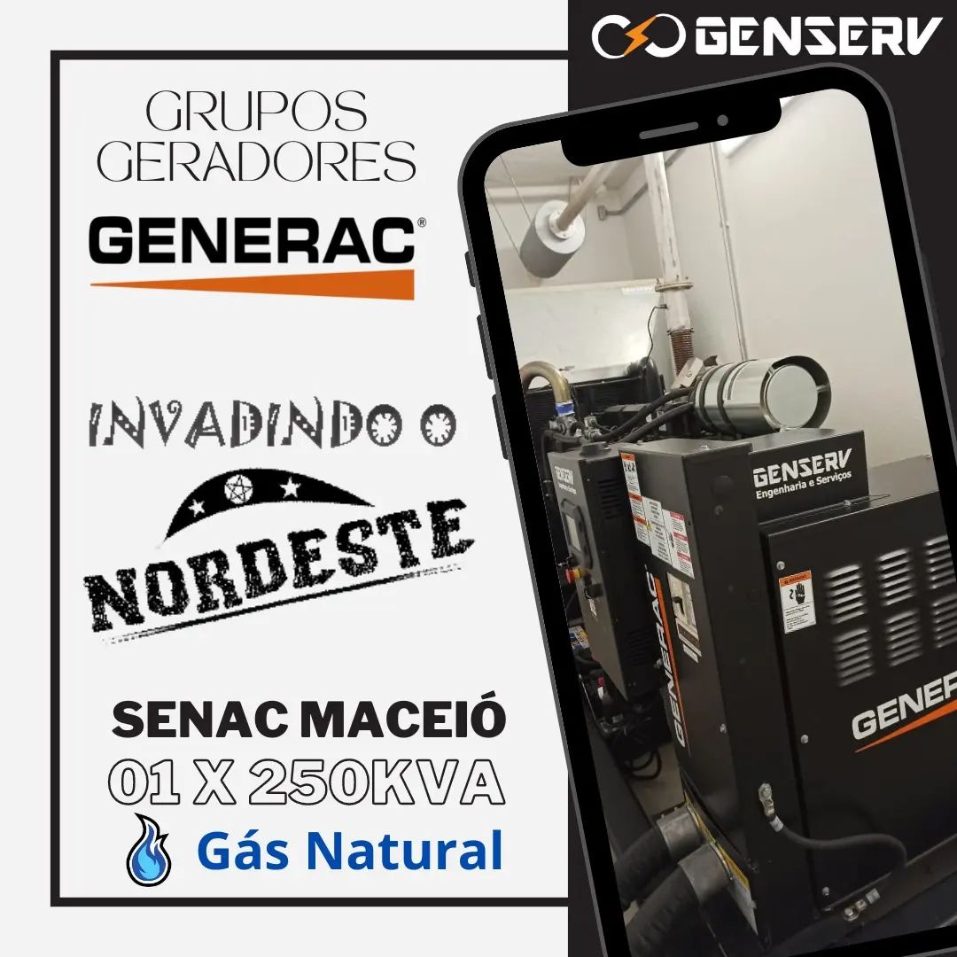 Os grupos geradores GENERAC invadindo... - Genserv Engenharia