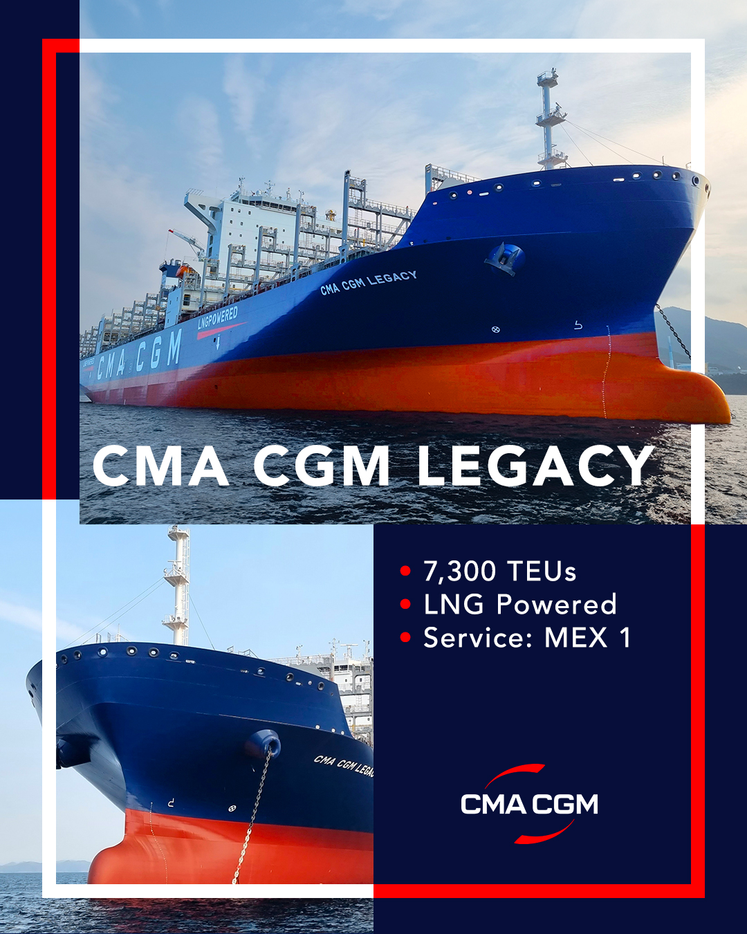 📢 Exciting news! 🎉 CMA CGM has... - CMA CGM GROUP (Official) | Facebook