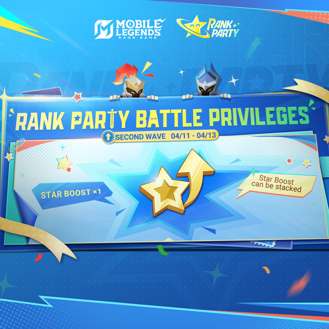 Mobile - Level up faster this weekend with MLBB Rank Party Battle ...