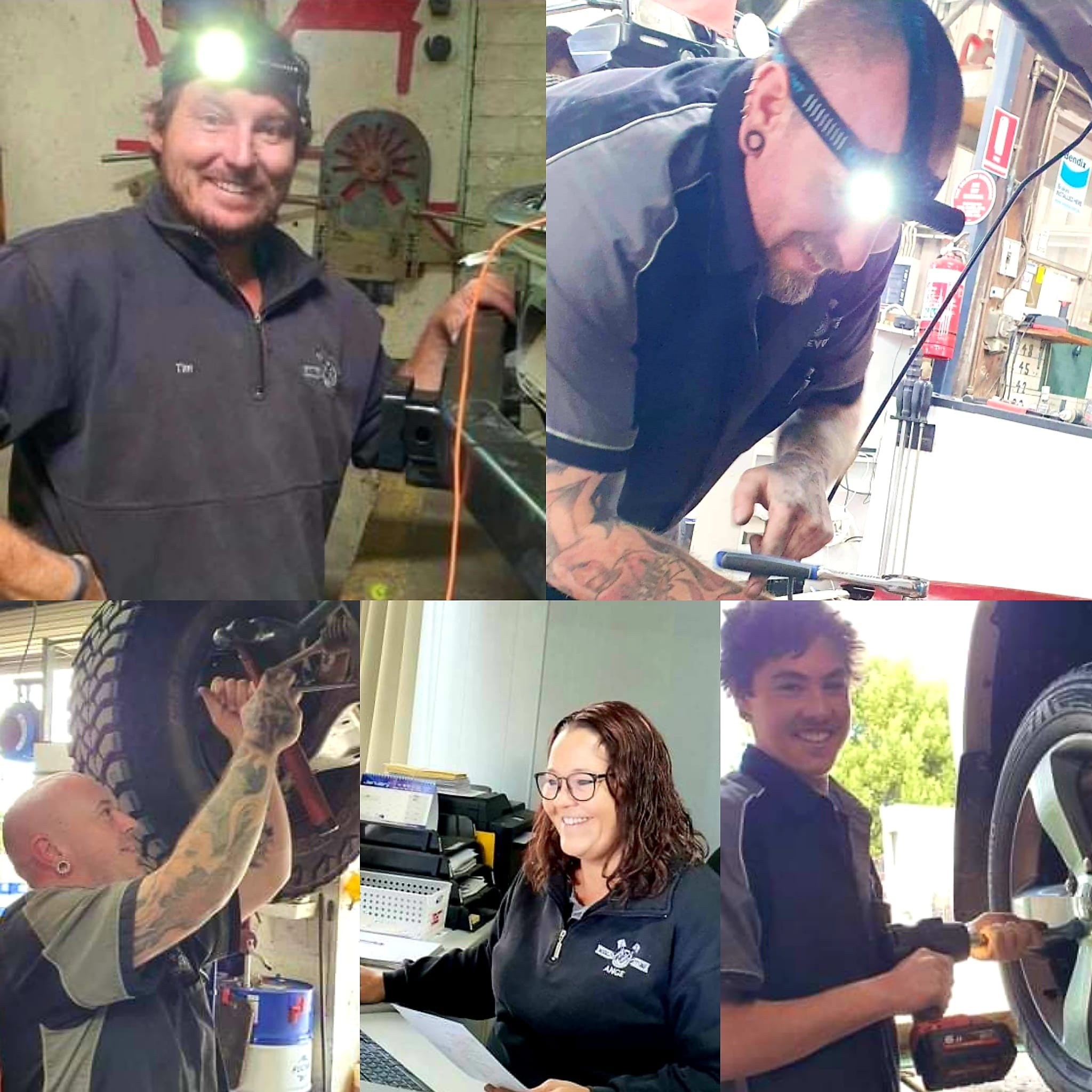 Merlin Motors - All smiles in the workshop today :-)...