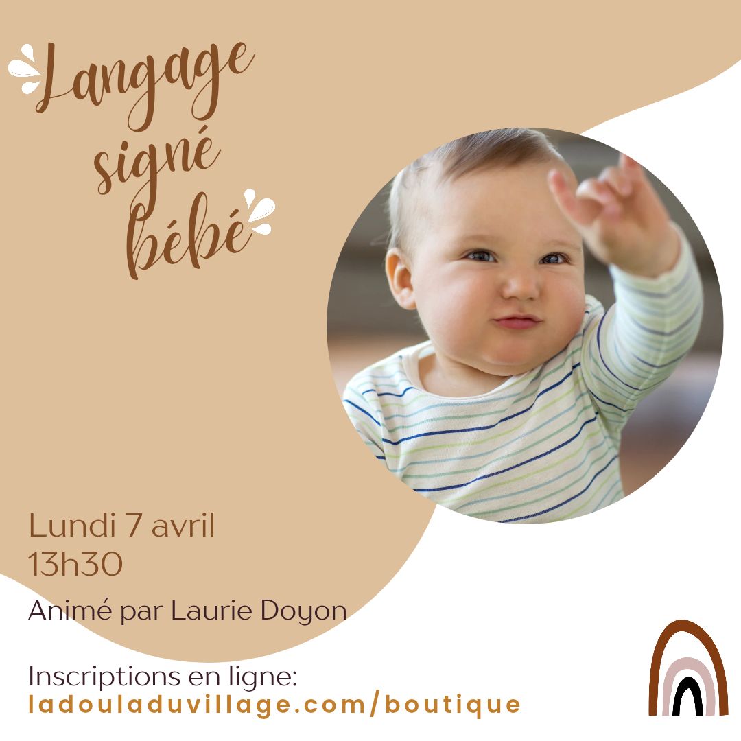 atelier langage des signes pour bébé