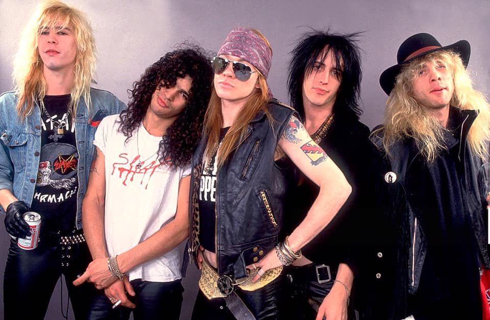 Guns N' Roses open for Rolling Stones at LA Coliseum on October