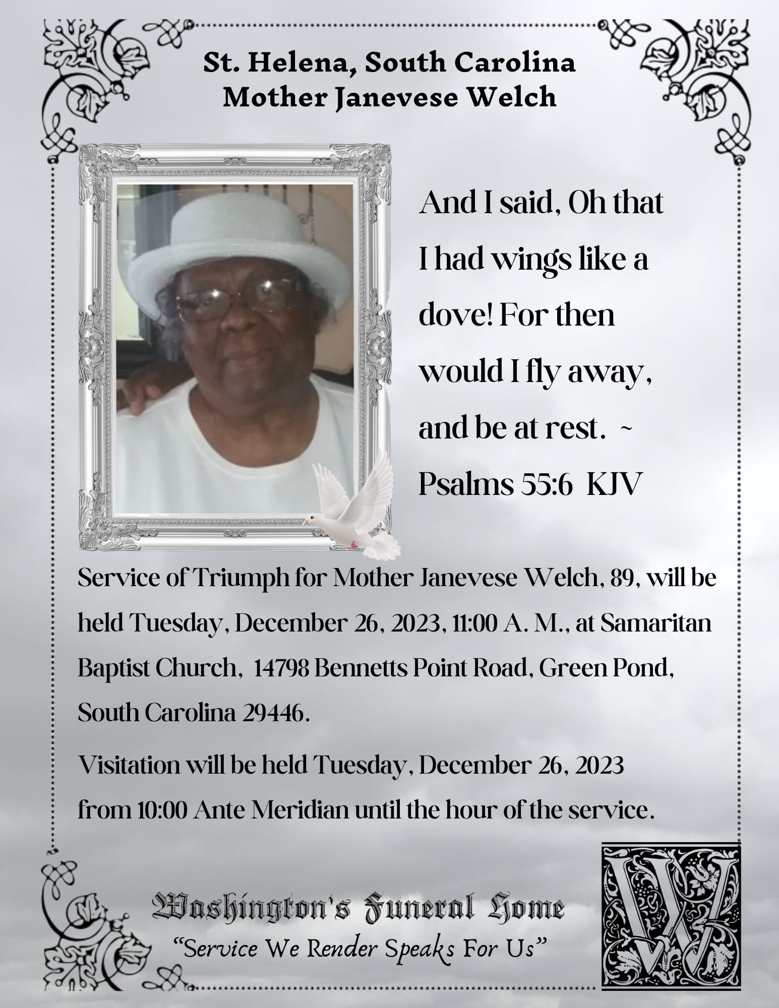 Washington's Funeral Home | Hampton SC