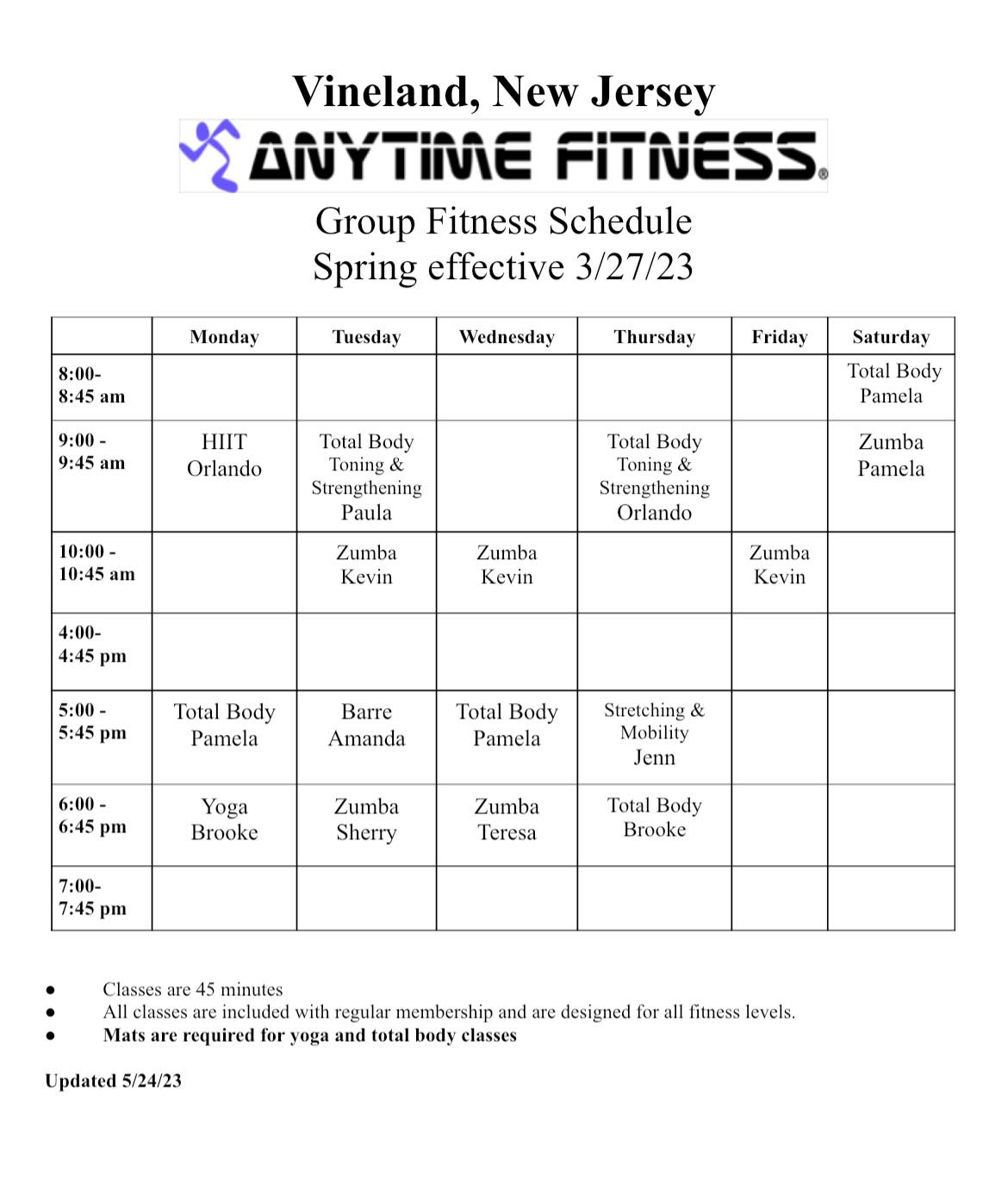 Anytime Fitness Vineland NJ Home