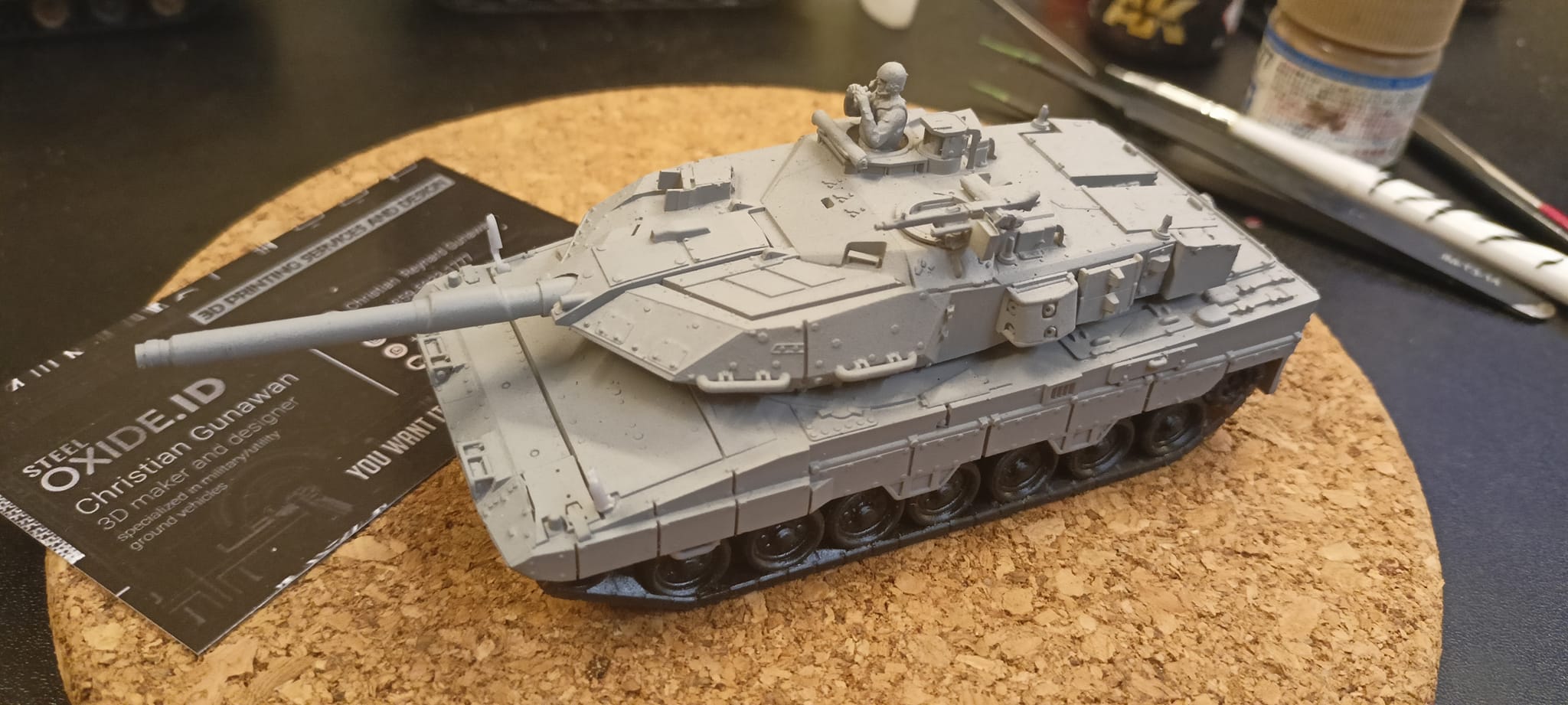 SteelOxide3D - 3D printed Strv 122A from my first KS project.