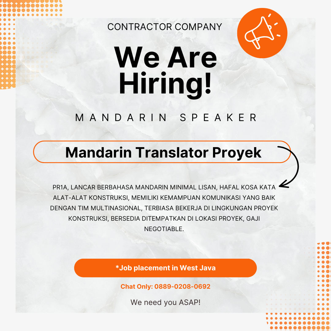 job mandarin | Facebook