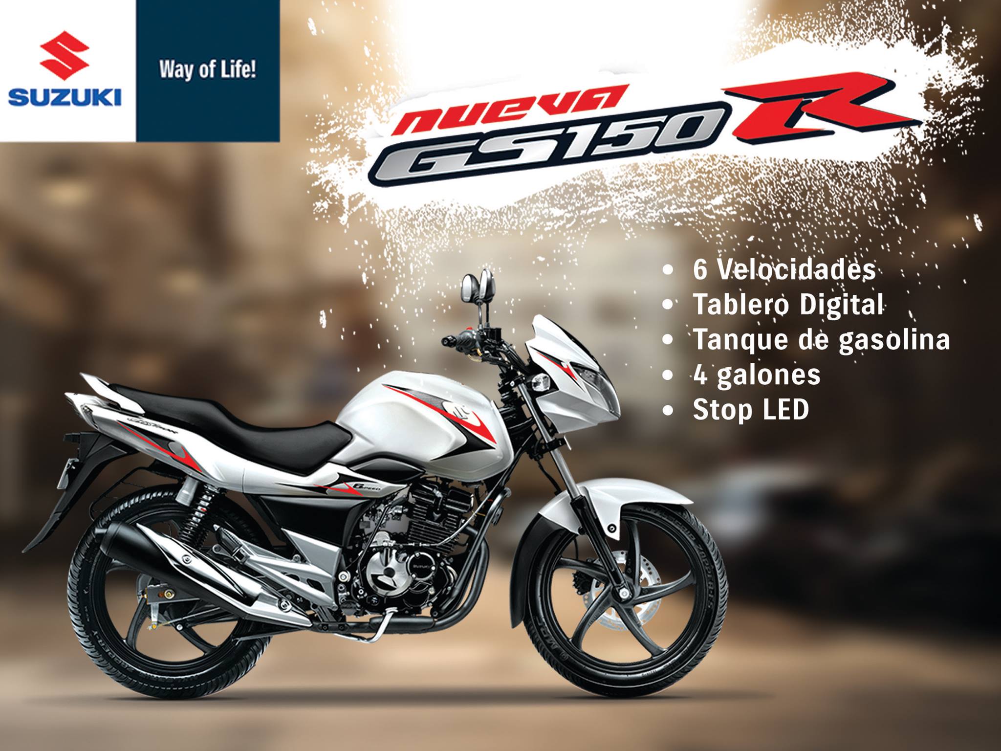 Motos Suzuki Guatemala - Conoce la Nueva Suzuki GS150R - 6 velocidades ...