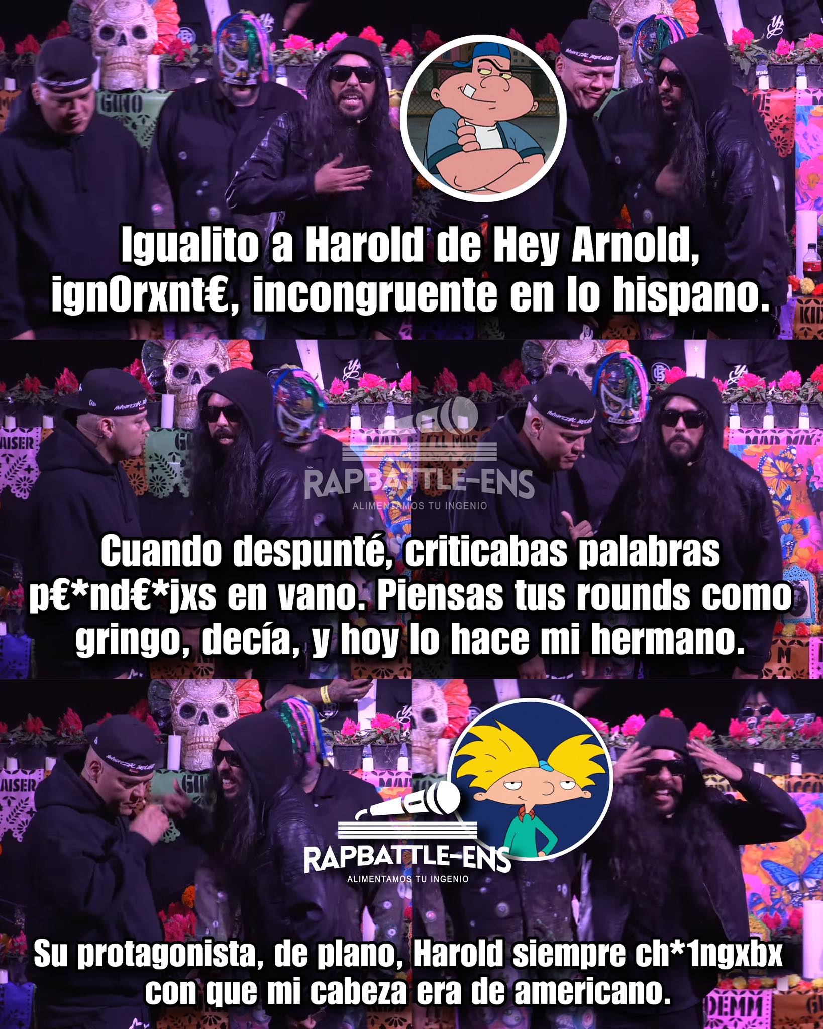 La rima de Blue One a Sipo en BC ️:... - Rapbattleenscook | Facebook
