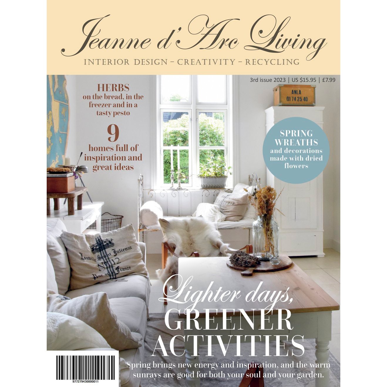 Jeanne d' Arc Living Magazine issue 4 is out in stores now. A