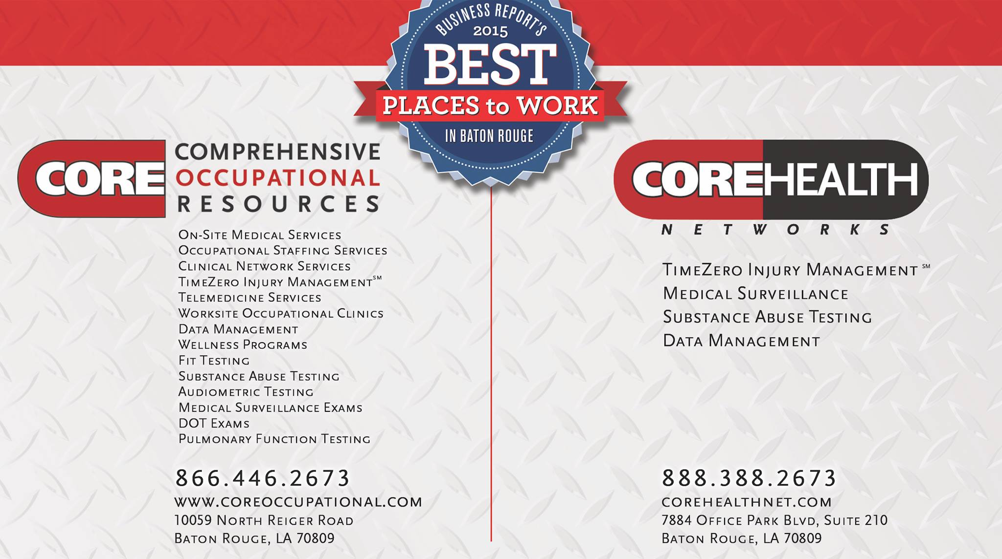 CORE Occupational Medicine - Voted Best Places to Work https ...
