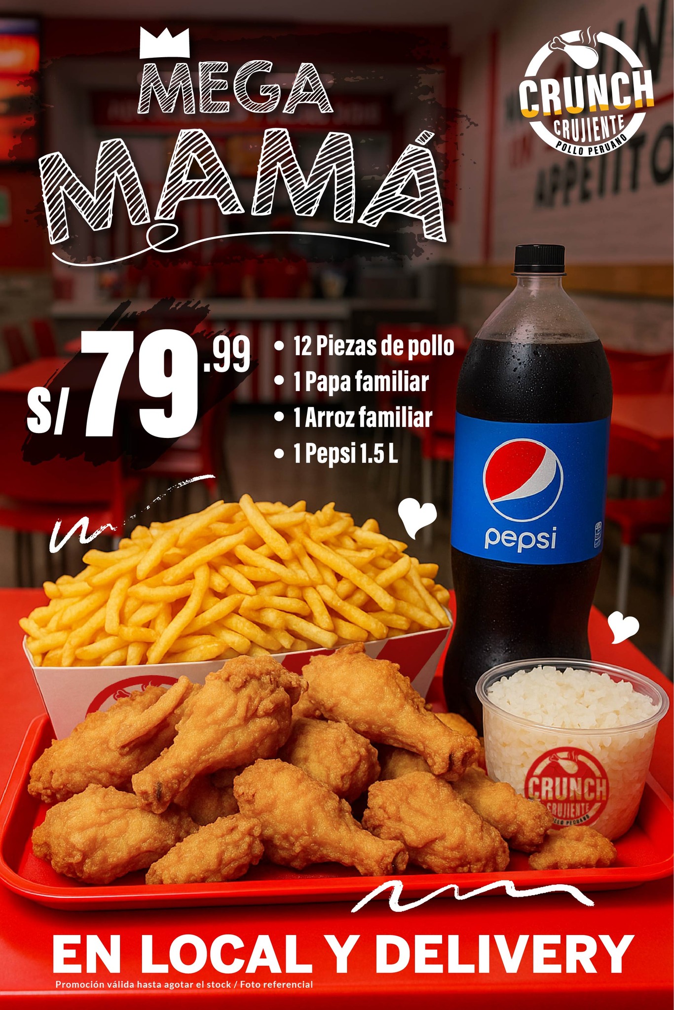 Crunch Pollo Peruano | Lima