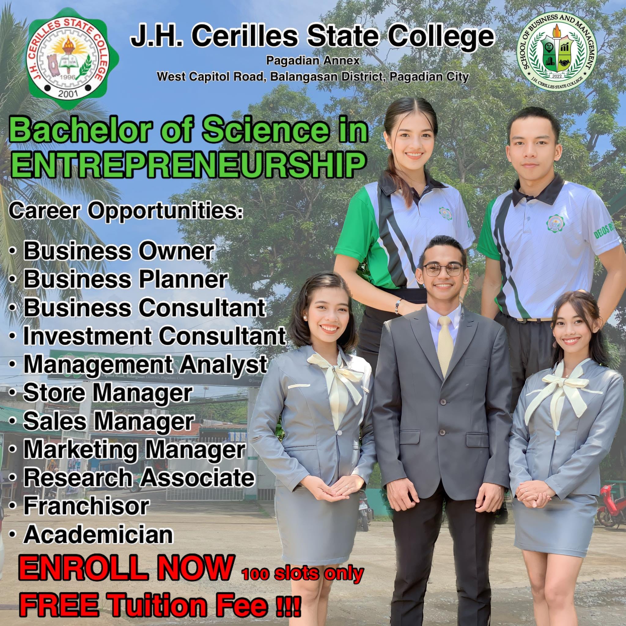 Bachelor of Science in Entrepreneurship 🥰🥰🥰 A four year course designed ...