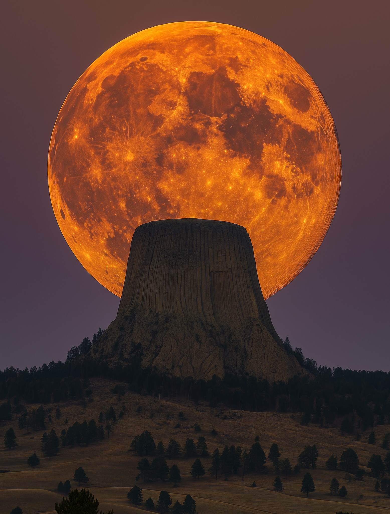 Ethereal Earth - The Full Moon rising behind the Devil's... | Facebook