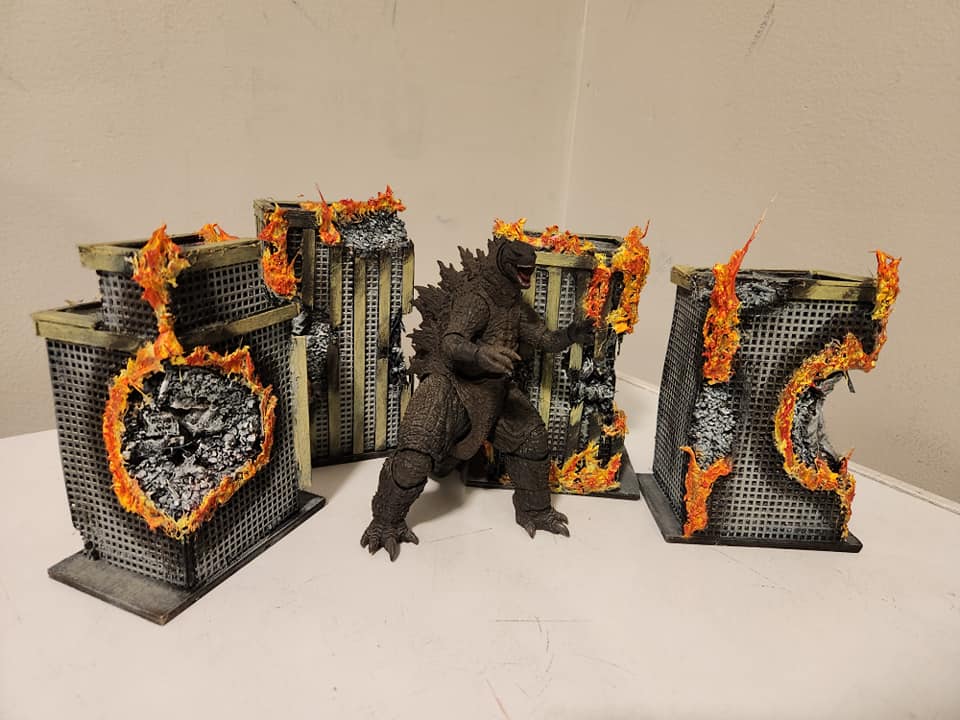 Sealed late 90s Godzilla combat claw just one of the Godzilla