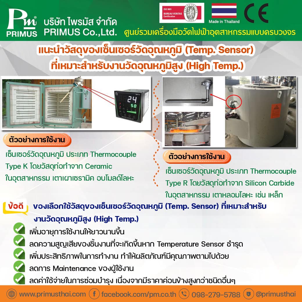 บริษัท - 👉แนะนำวัสดุของเซ็นเซอร์วัดอุณหภูมิ (Temp. Sensor) ที่เหมาะ ...