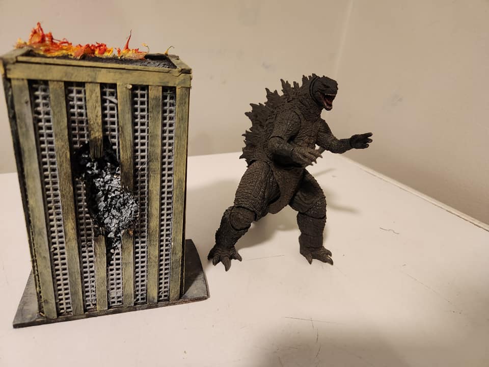 Sealed late 90s Godzilla combat claw just one of the Godzilla