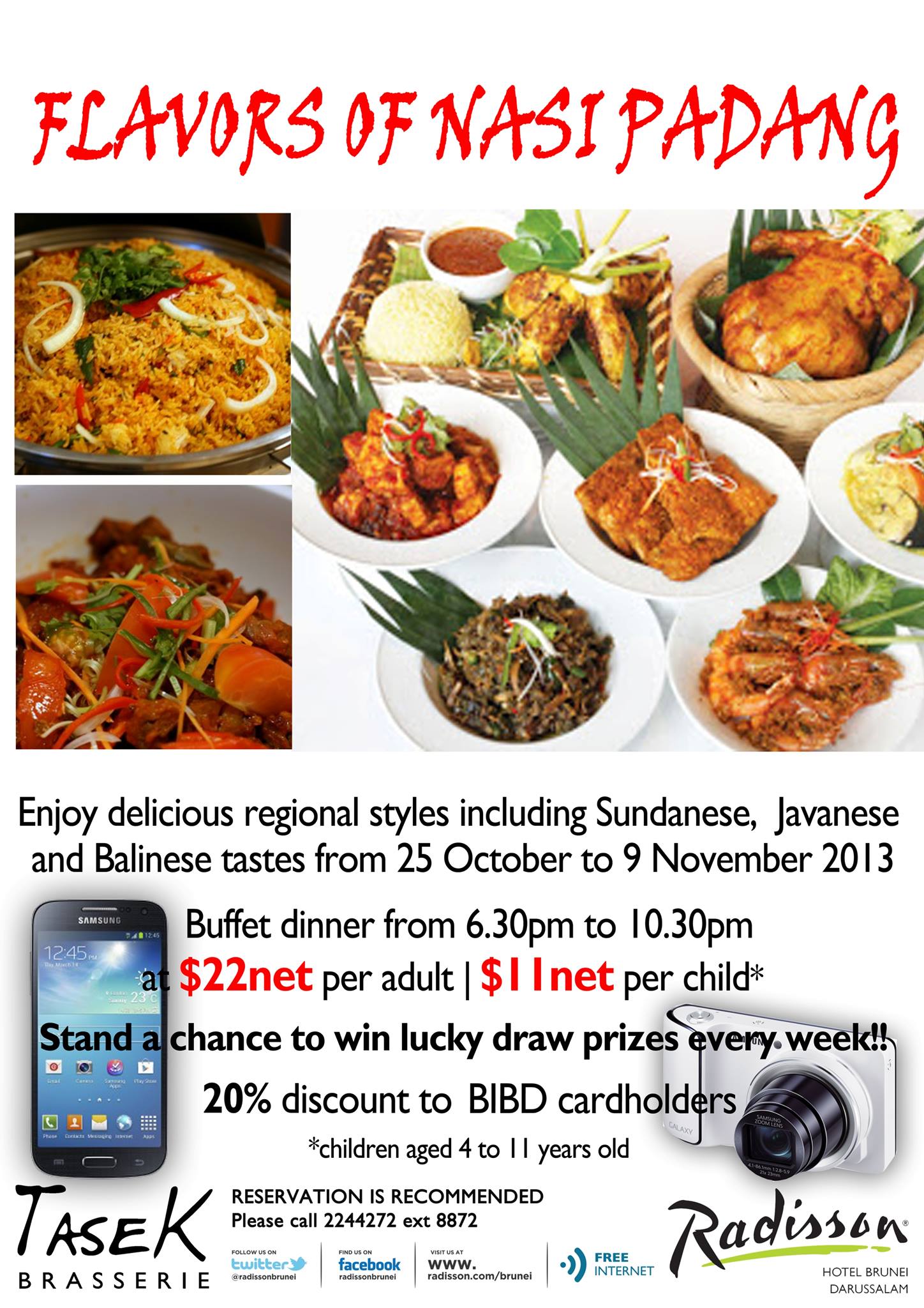 Radisson Hotel Brunei Darussalam - The flavours of Nasi Padang is at ...