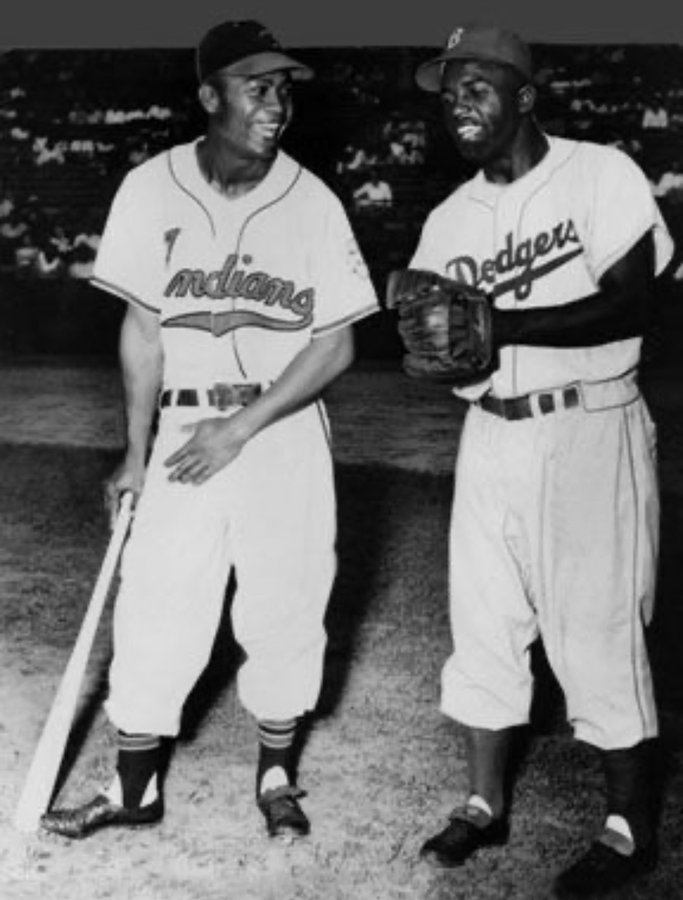 Old-Time - First African-American players in each league Larry Doby and ...