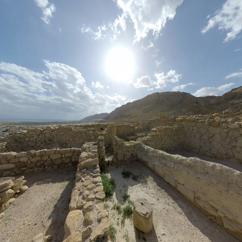 The Octagon - These are the ruins of Qumran, where the Dead Sea Scrolls ...