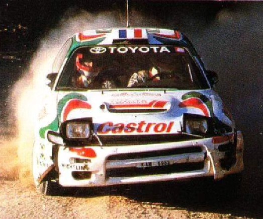 RALLY - 🇲🇫 Didier Auriol 🇲🇫 Bernard Occelli 🇯🇵 Toyota celica