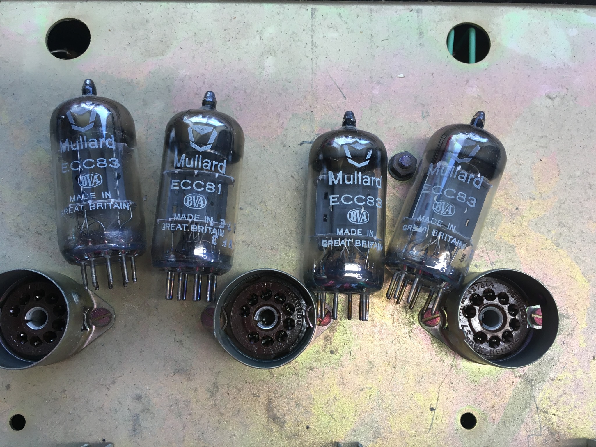 All original Mullards in... - Vintage Tonewheel Restorations