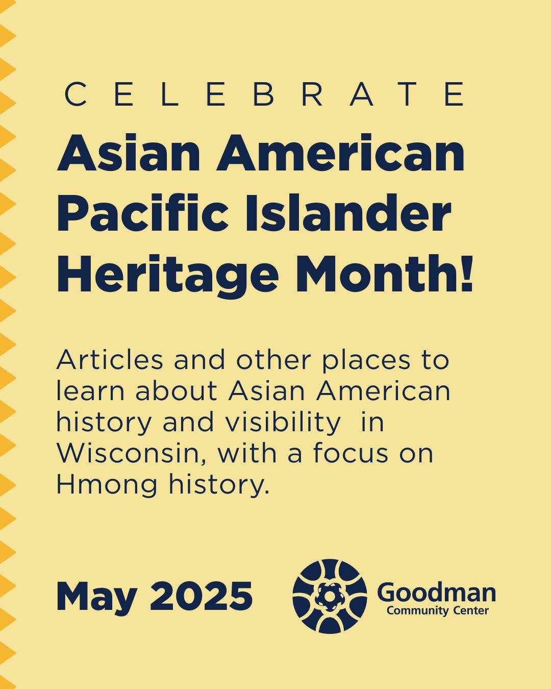 Goodman - Happy Asian American Pacific Islander Heritage Month 🌏🎉 ﻿The ...
