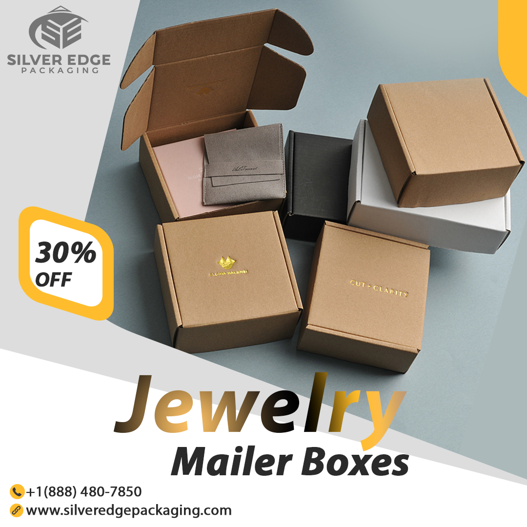 Custom jewelry mailer boxes from... - Silver Edge Packaging