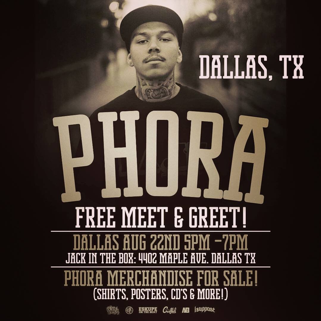 Phora Free Meet And Greet This Friday In Dallas Make Facebook Now it's time to tell my story with no apologies. greet this friday in dallas make