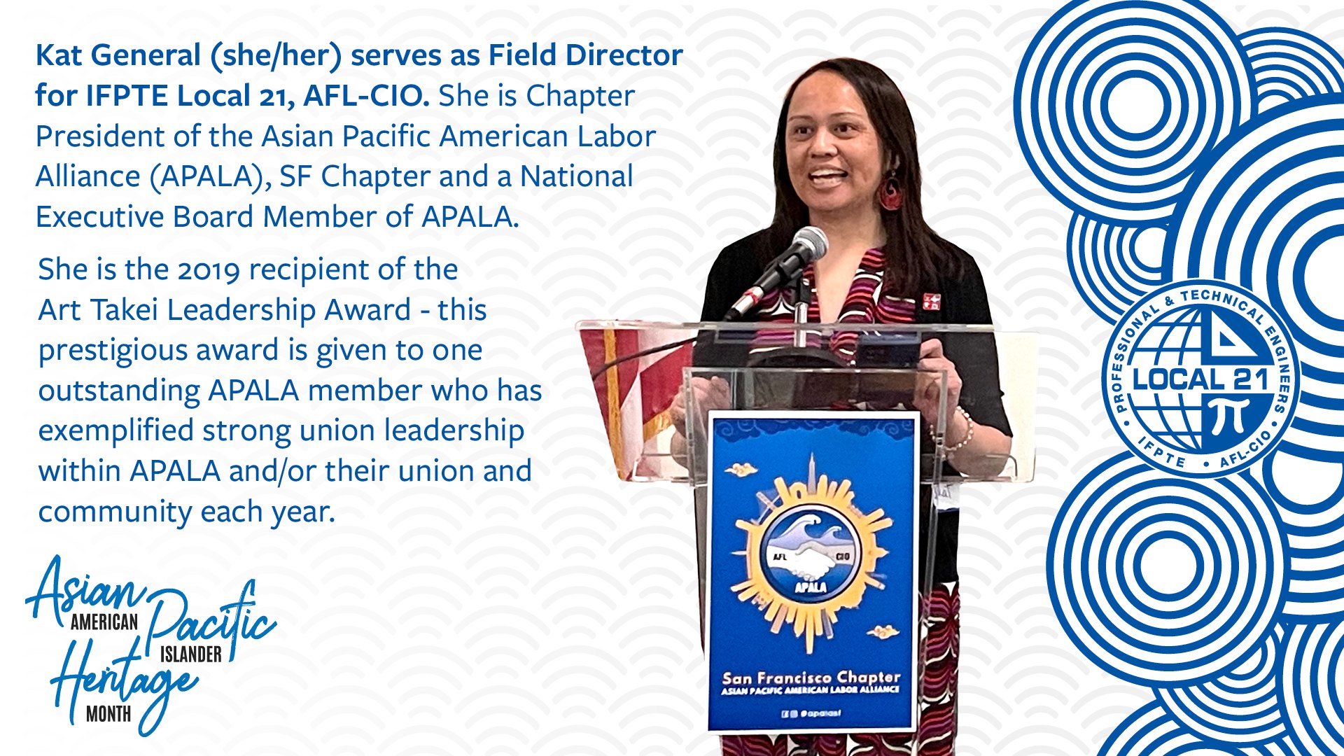 IFPTE Local 21 - This #AAPIHM, IFPTE Local 21 is proud to...