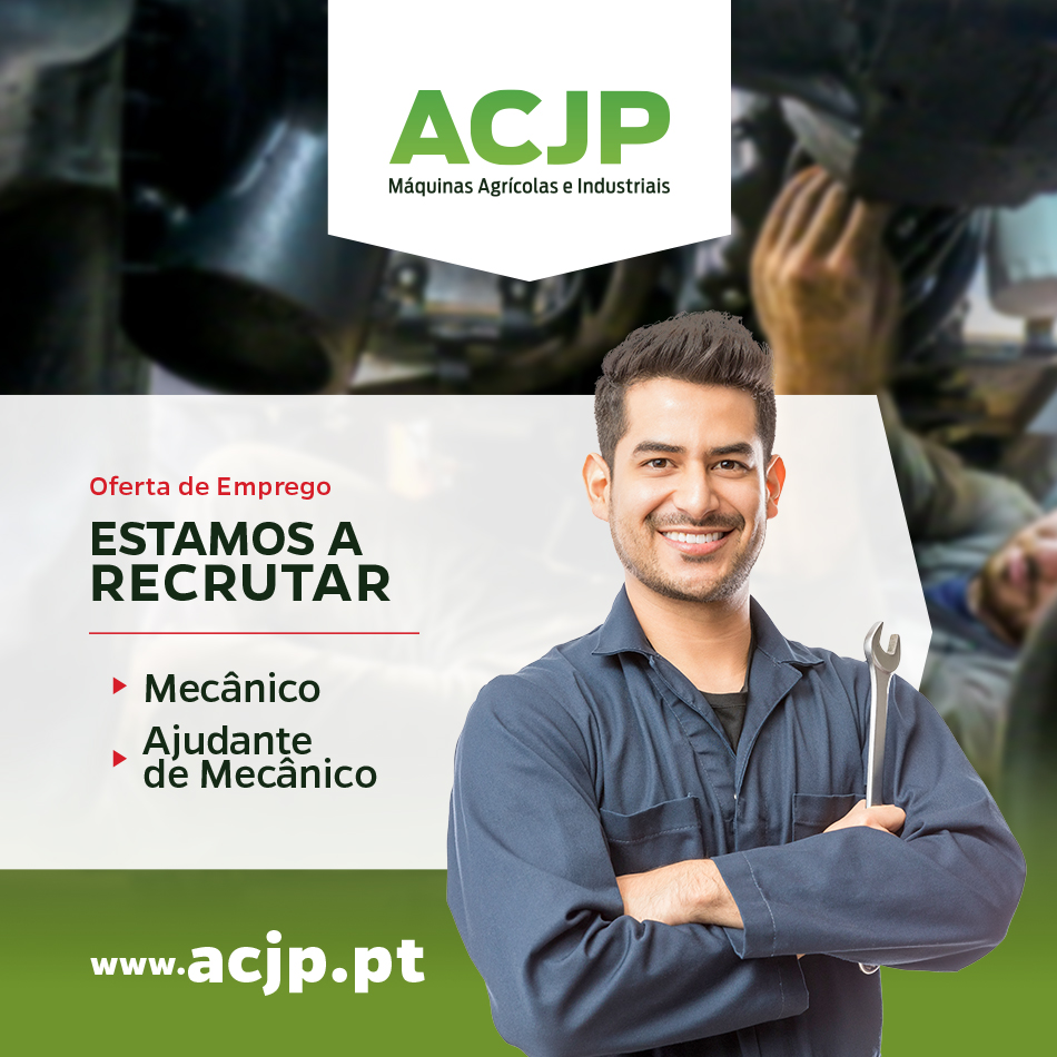 ACJP - A ACJP está a recrutar! 🫵 Mecânico e Ajudante de Mecânico ...