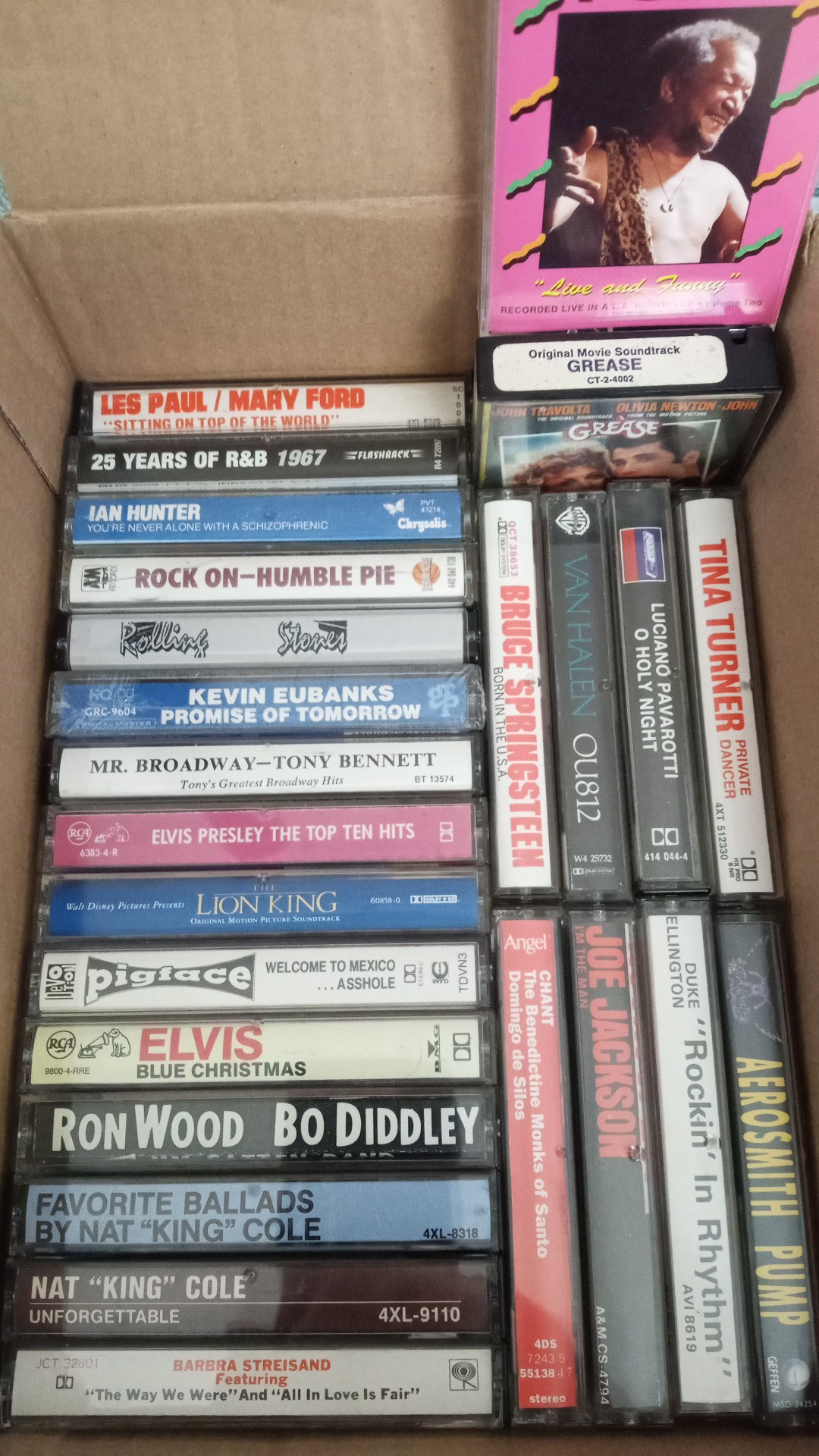 Lot of 35 Audio Cassette Tapes for Sale, Various Brands, Free Delivery