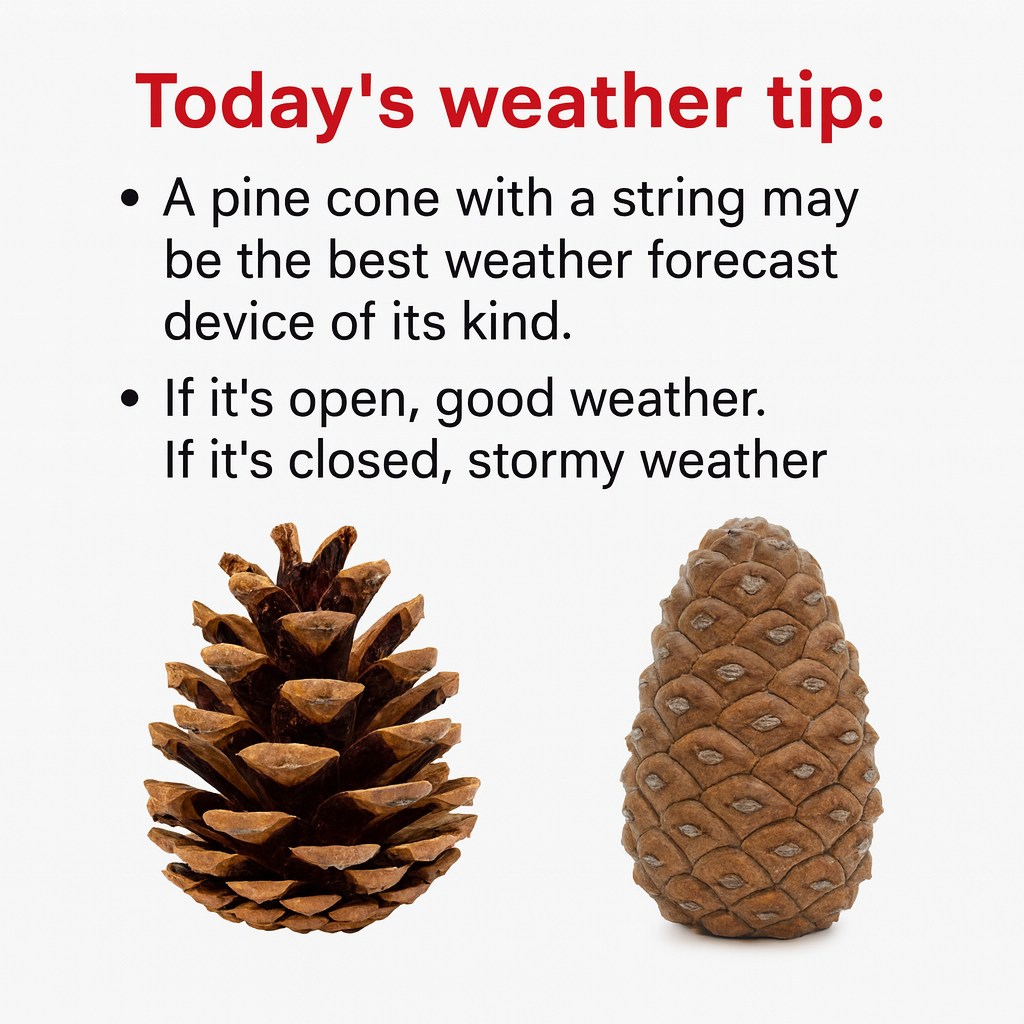 Grandma's - The Pine Cone Weather Trick Nature has its own ways of ...