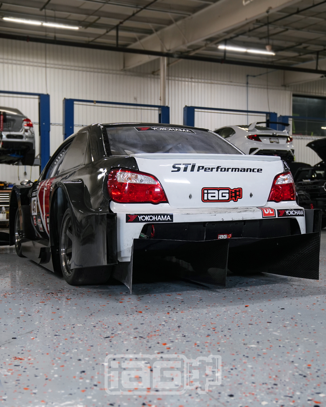 IAG Performance - This STI owned and driven by @dpk_racing...
