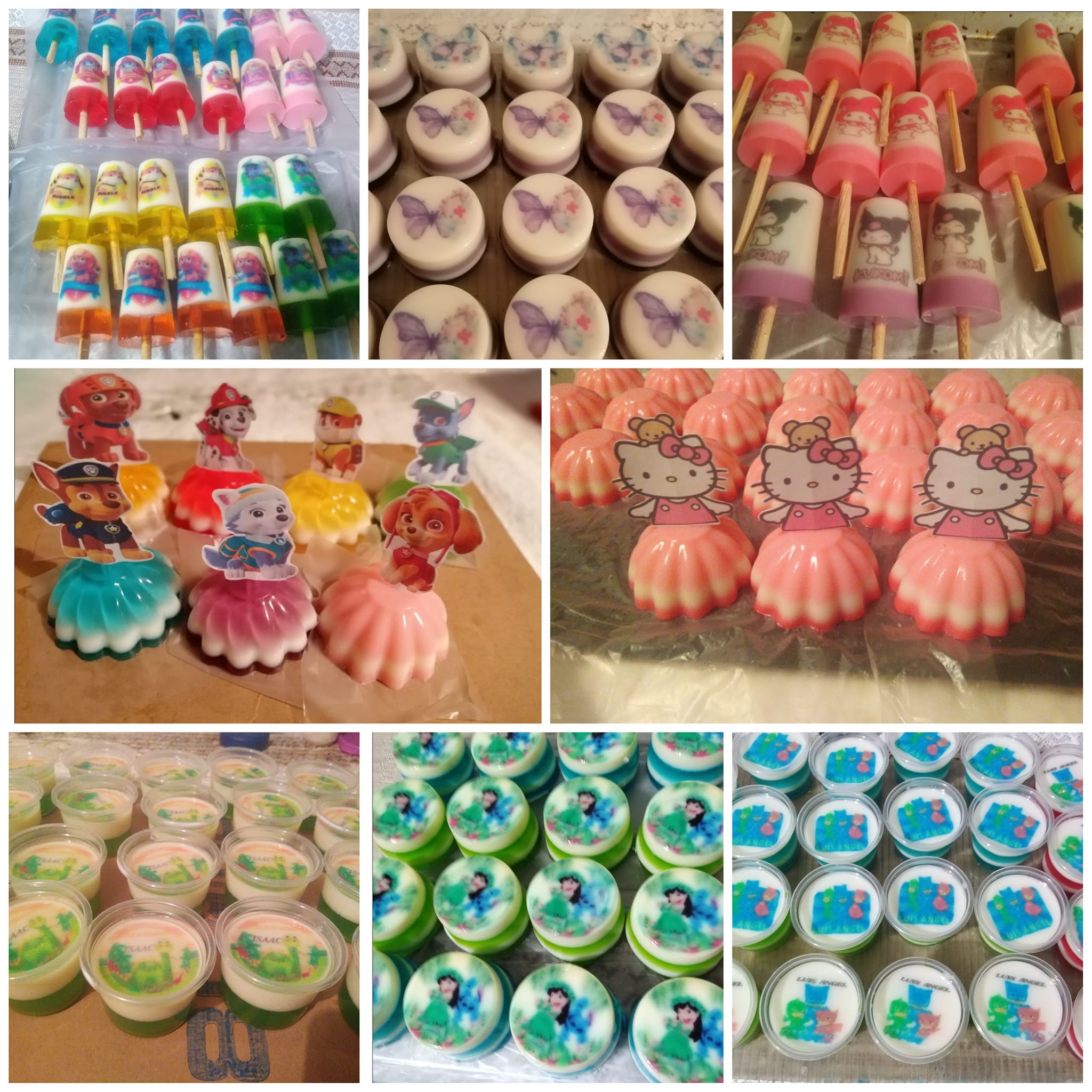 Gelatinas personalizadas