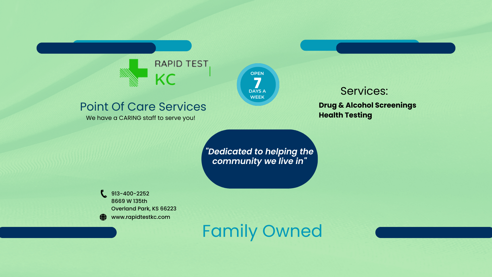 Rapid Test KC | Overland Park KS