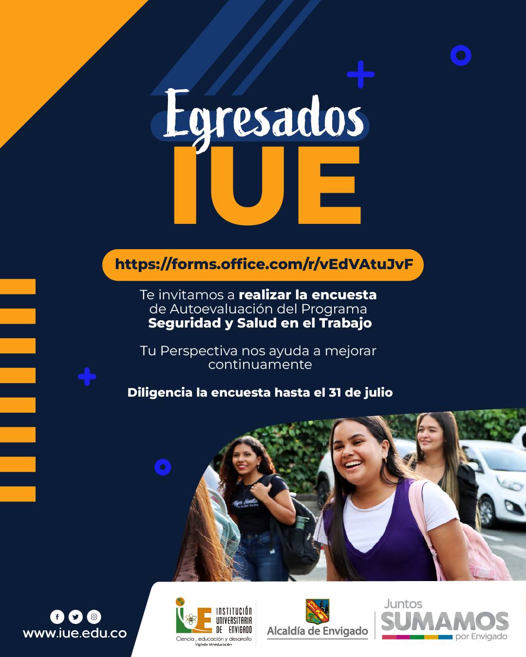IUE - ¡Egresado es hora de evaluar tu programa! En la IUE,... | Facebook