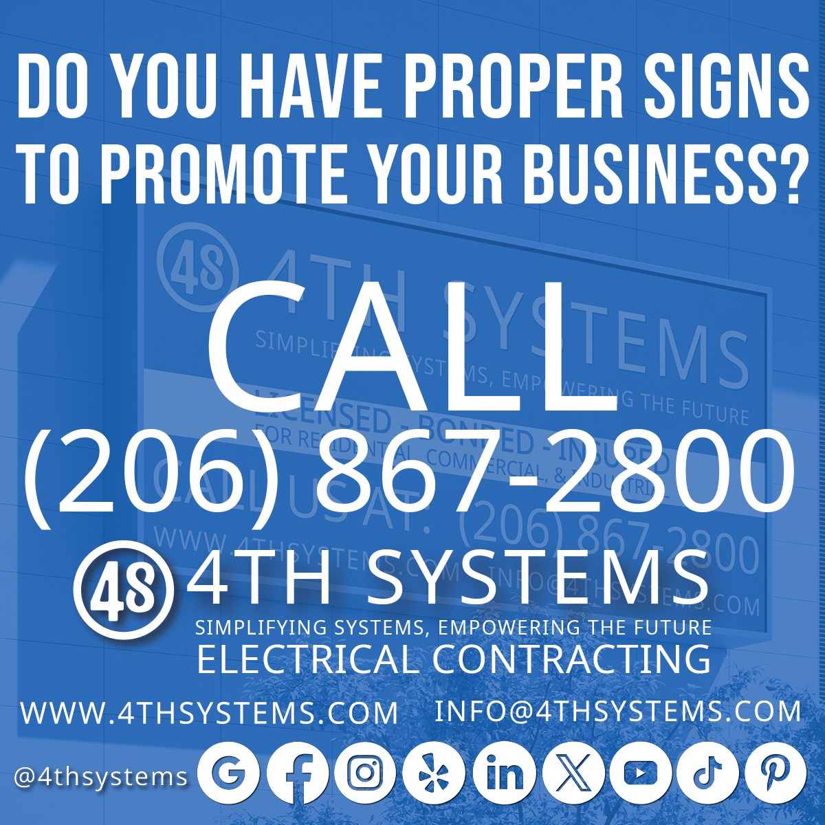 4th - 🚨 Are you making a bold statement with your business signage? 🚨 ...