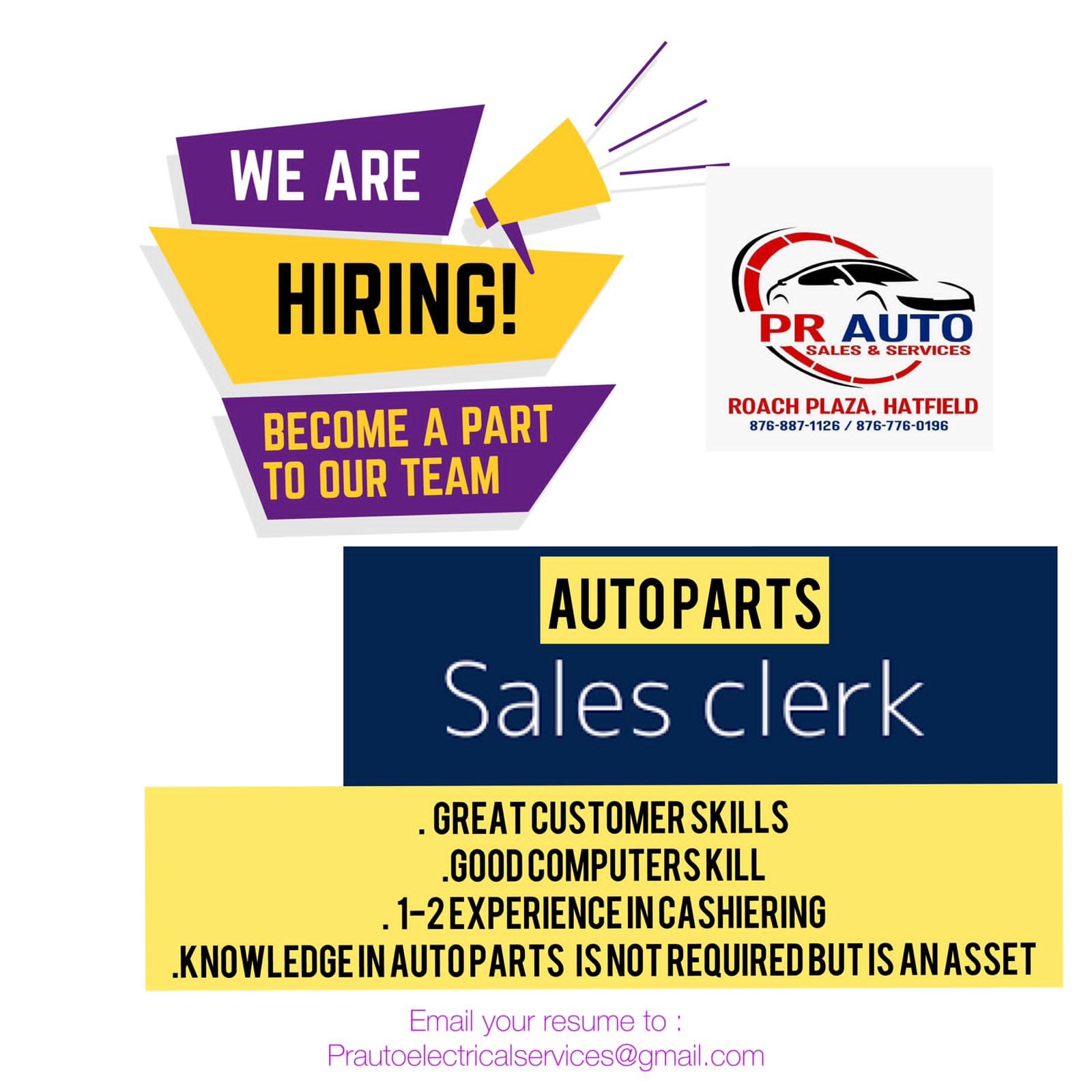 Pr Auto Electrical and Sales | Mandeville