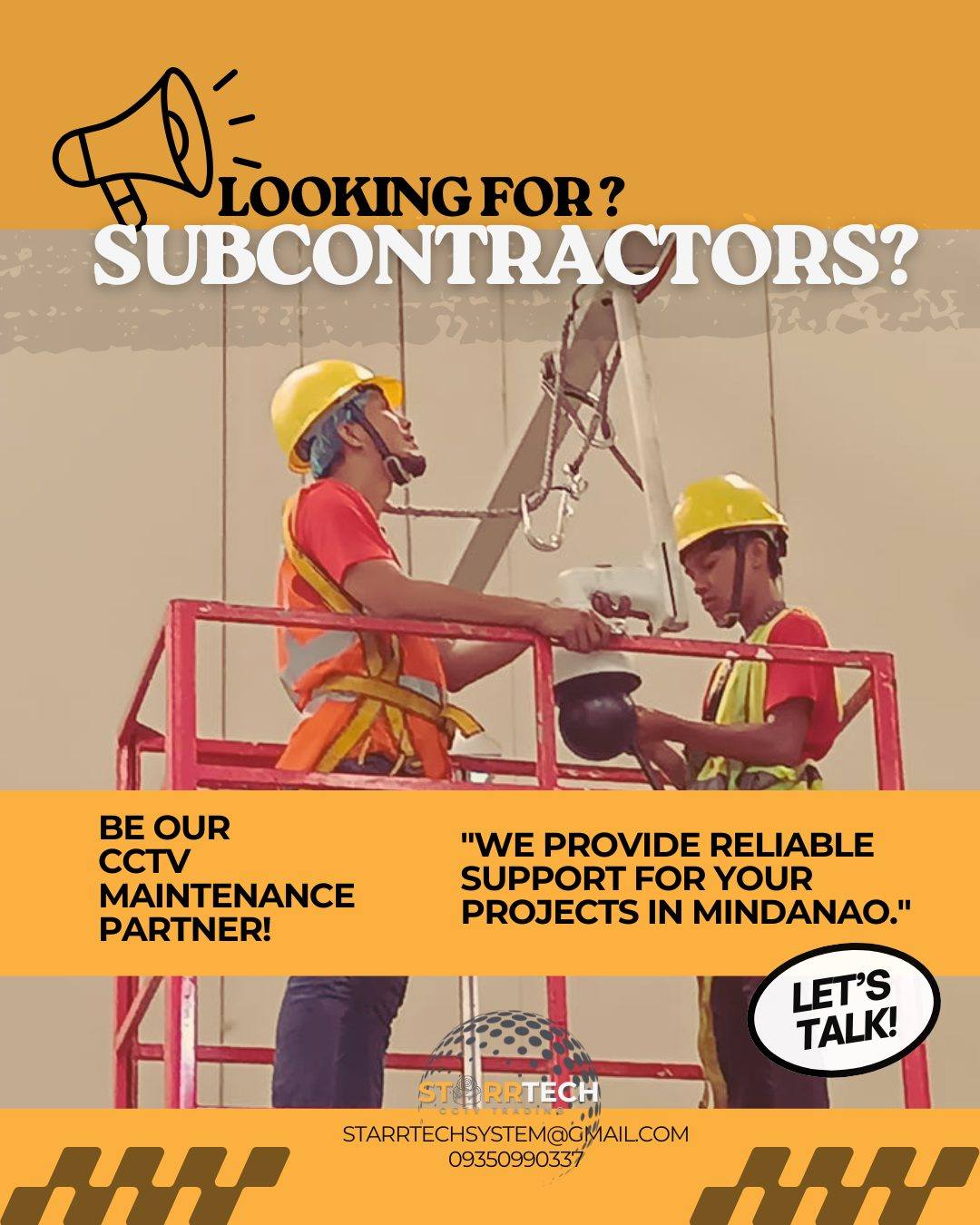 Starrtech - 🔧📹 Looking for Professional CCTV Subcontractor Services? We ...