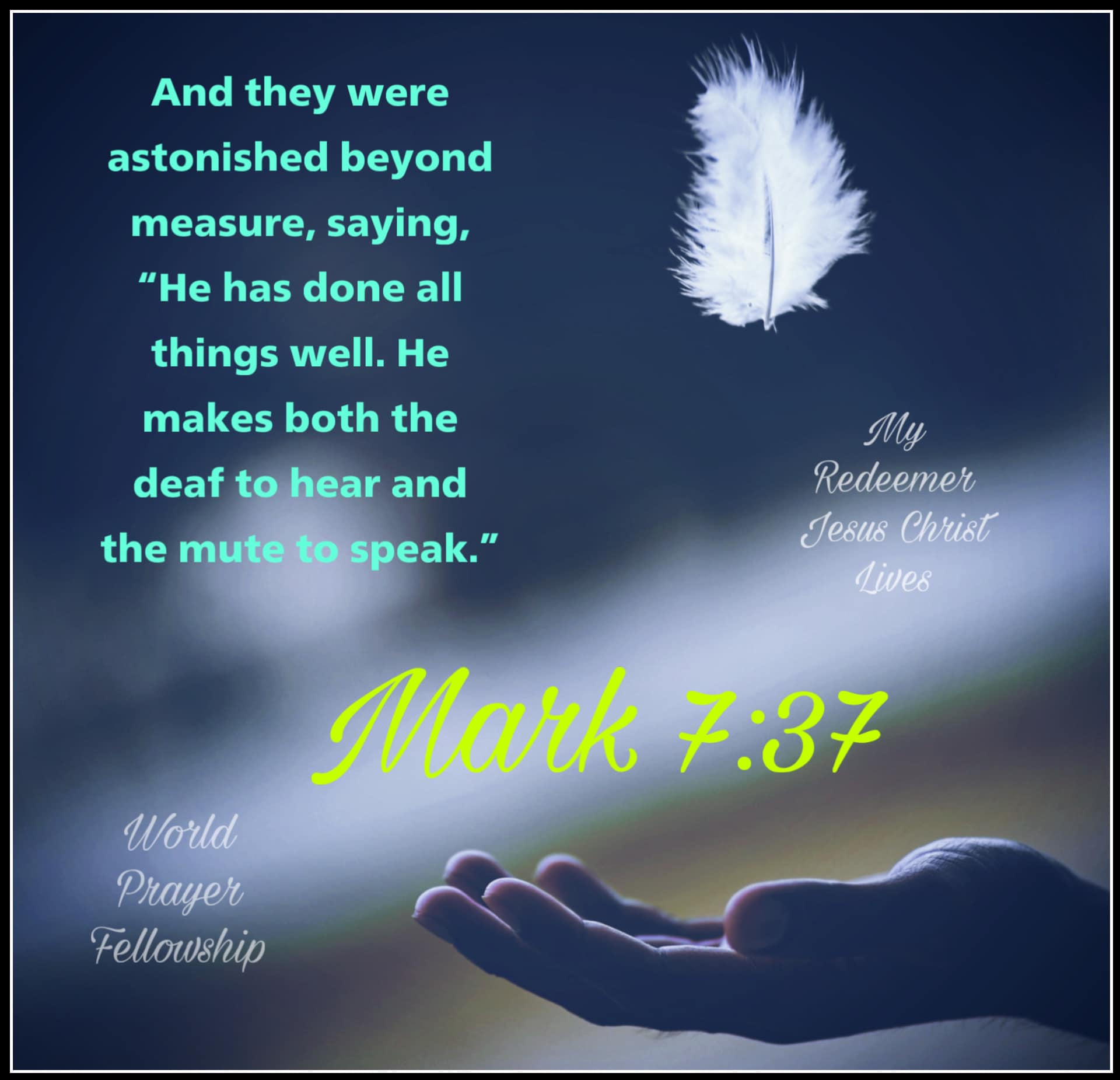 Verse of the day - 21... - My Redeemer Jesus Christ Lives