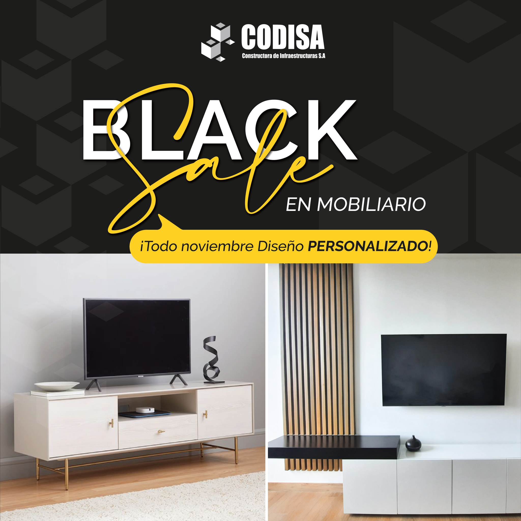 Codisa - 🔥 ¡Noviembre es el mes de BLACK SALE DE CODISA! 🏴...