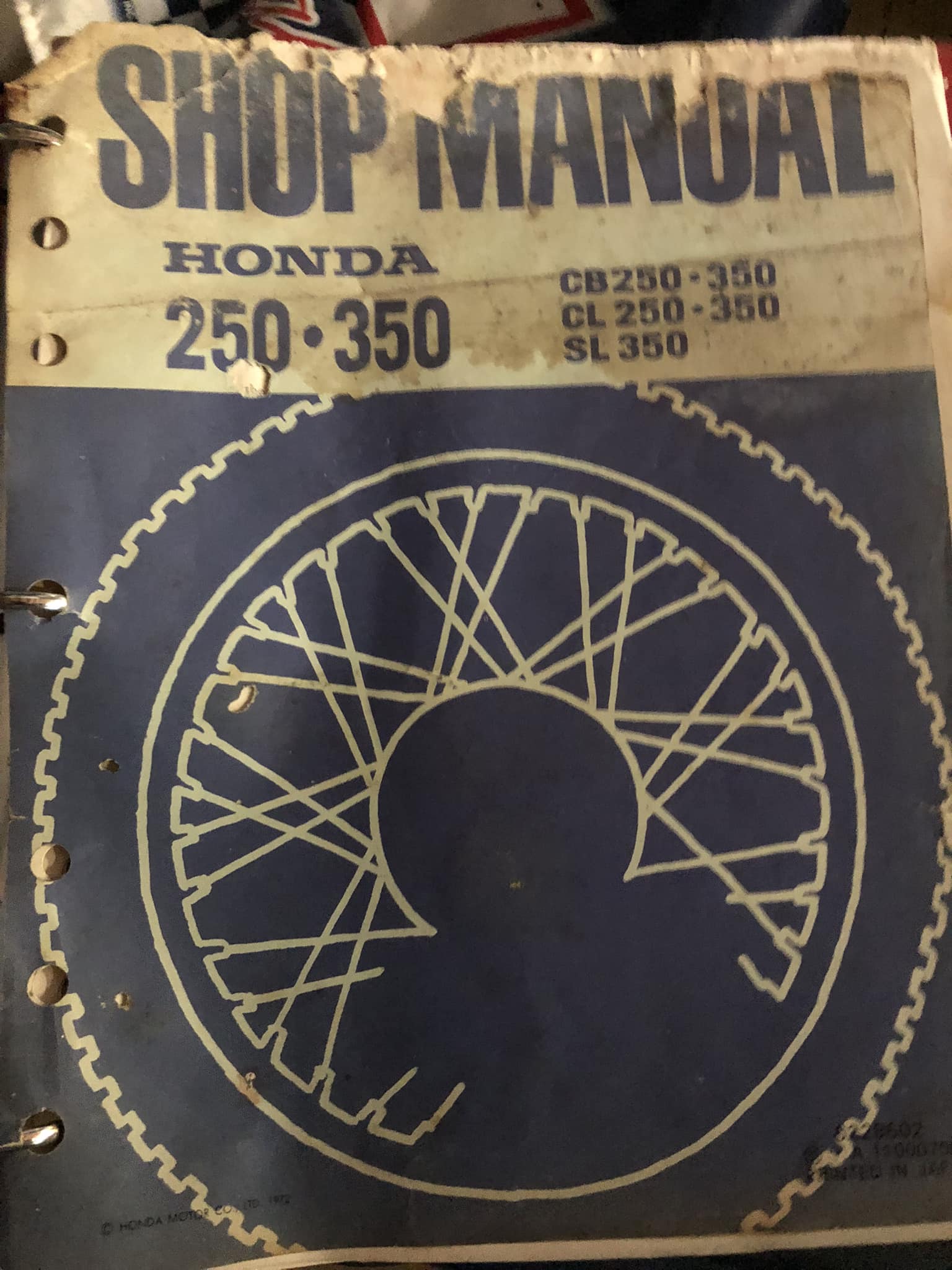 Honda XR75 Shop Service & Repair Manual (1973, 1974, 1975, 1976 Model Years)
