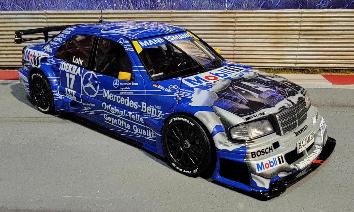 Tamiya 1/24 Mercedes C Class DTM model build review