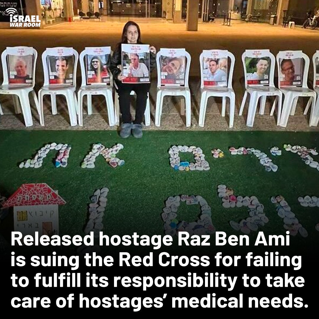 Israel War Room - #BREAKING: Released hostage Raz Ben Ami...