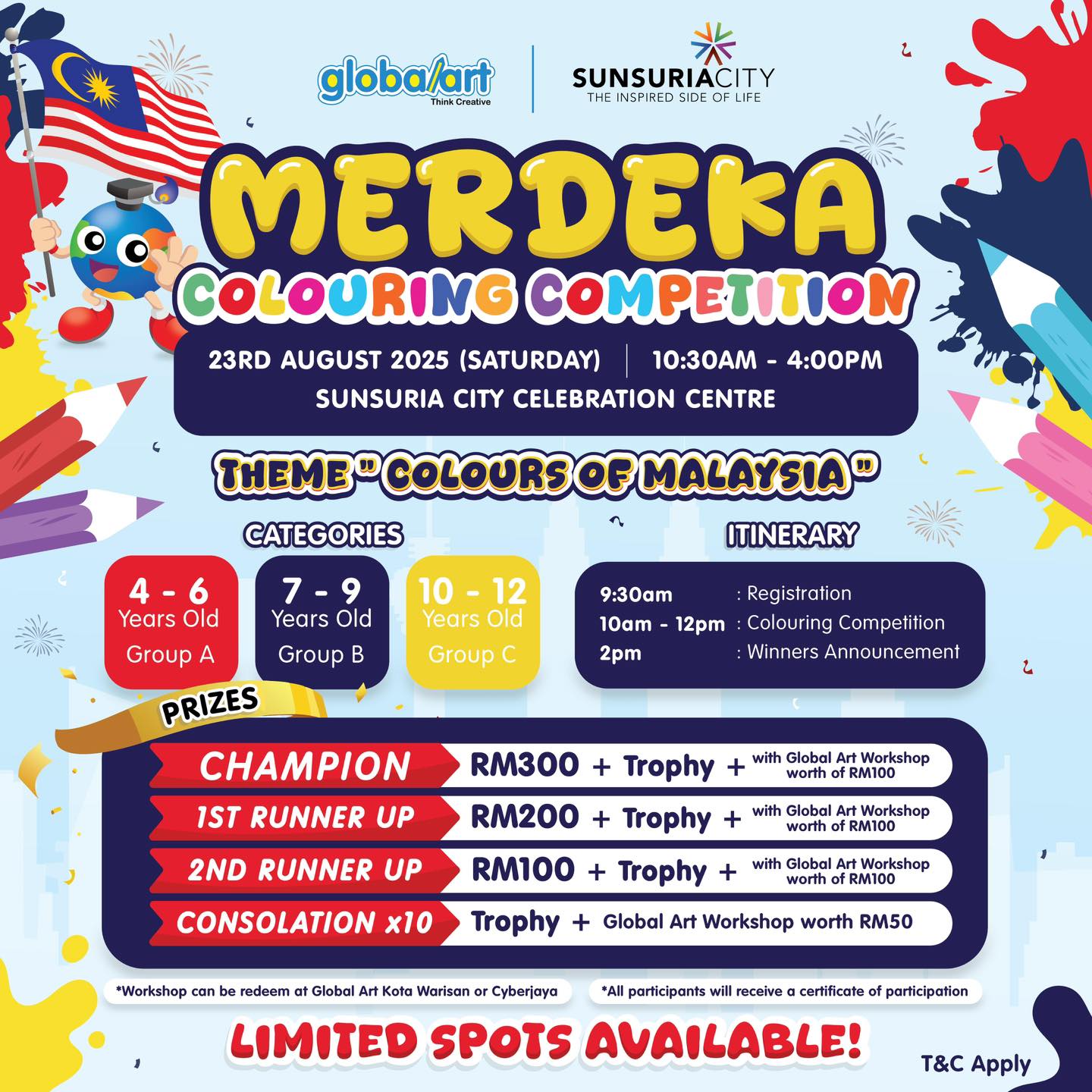 Global - 🎨 MERDEKA Colouring Competition is here! 🇲🇾 Dear Parents, We ...