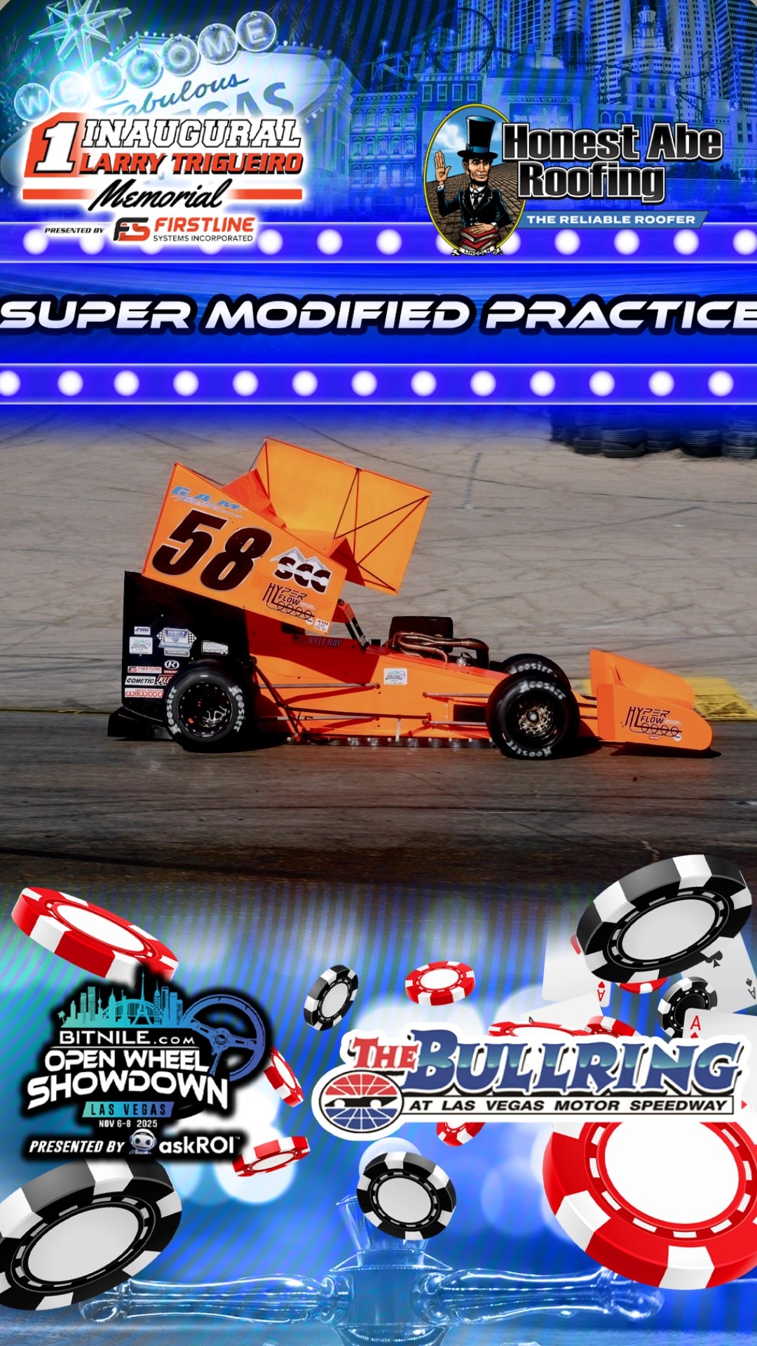 Open - Colorado's Kyle Ray has the Super Modified action for the Larry ...