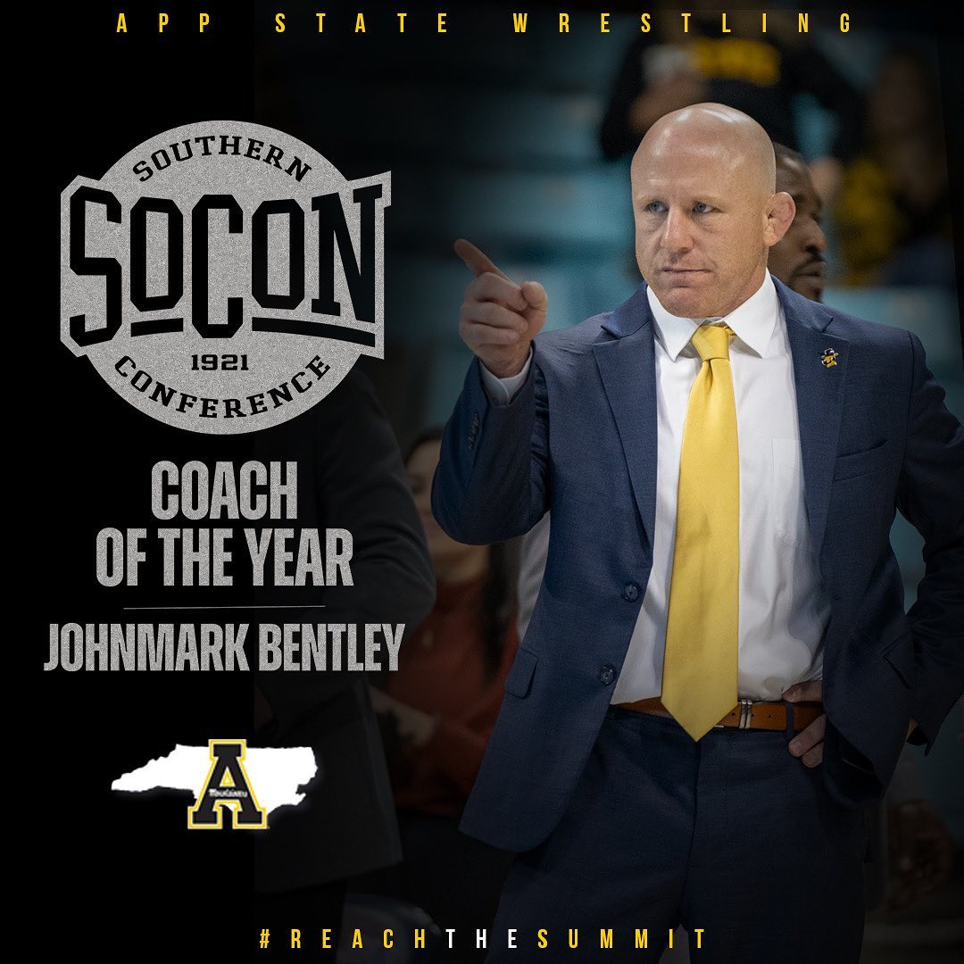 𝗦𝗼𝗖𝗼𝗻 𝗖𝗼𝗮𝗰𝗵 𝗼𝗳 𝘁𝗵𝗲 𝗬𝗲𝗮𝗿 🏆 Congrats... - App State Wrestling | Facebook
