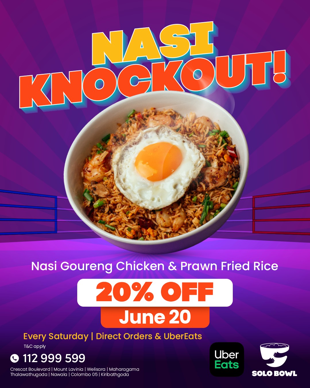 Solo - It’s a FLAVOUR KNOCKOUT! Our Nasi Goreng Chicken & Prawn Fried ...