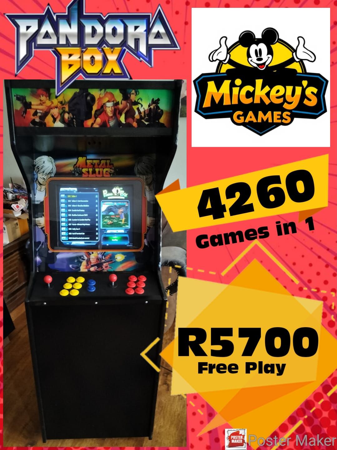 Limited Time Special: New Retro Arcade Game, 7285 Games in 1