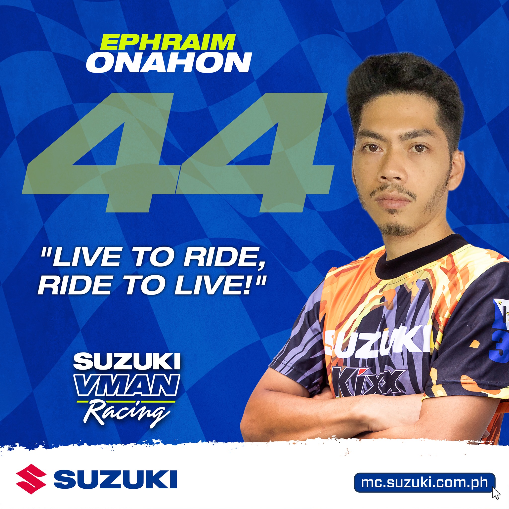 Suzuki Motorcycles Philippines - “Live to Ride, Ride to Live” Ephraim ...